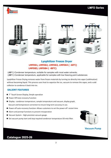 Buy Lyophilizer Freeze Dryer -60 degree online at best price in India ...