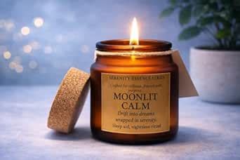 Aromatherapy Soy Wax Candle for Stress Relief & Deep Relaxation ...