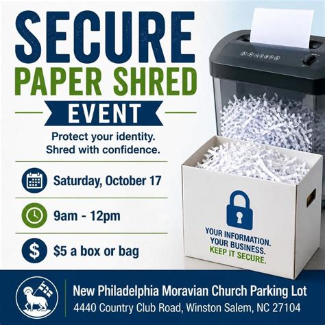 Shred Event, 4440 Country Club Rd, Winston-Salem, NC, United States ...