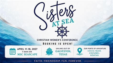 Sisters at Sea Christian Womens Conference 2027, MSC Seascape ...