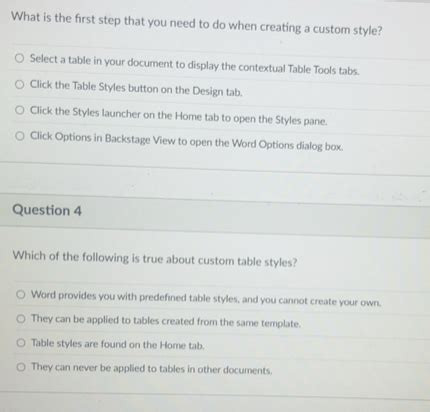Solved: What is the first step that you need to do when creating a ...