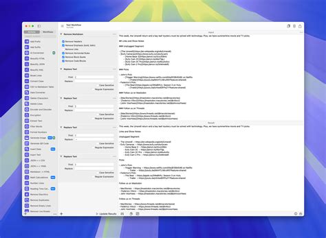 Automating Text Transformations with Text Workflow - Club MacStories