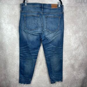 Madewell | Jeans | Madewell Slim Straight Distressed Buttonfront ...