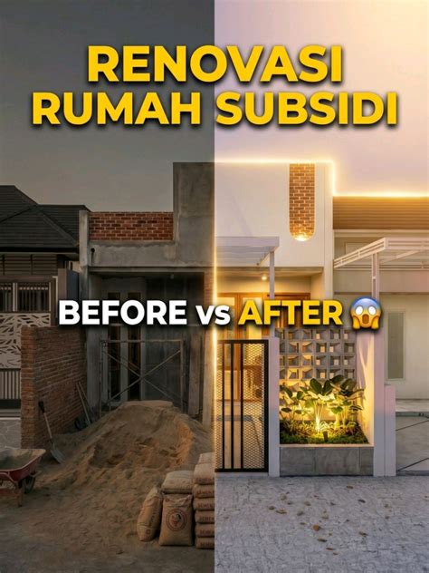 Renovasi Rumah Subsidi: Transformasi Estetik Menarik | TikTok