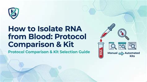 How to Isolate RNA from Blood: Protocol Comparison & Kit Selection Guide