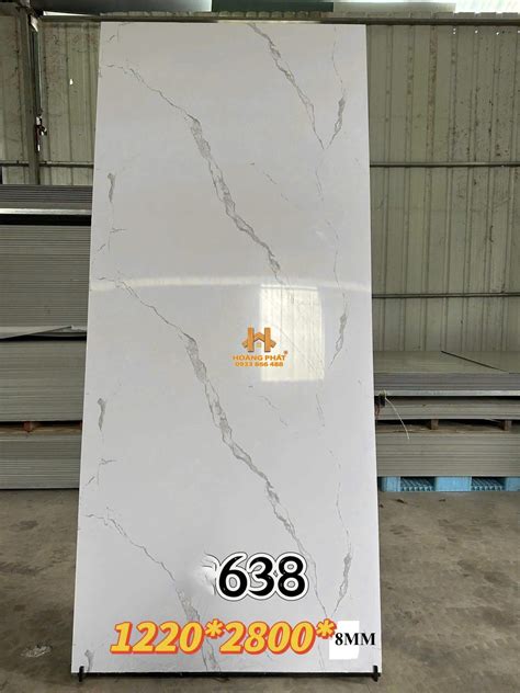 Tấm Ốp Than Tre Vân Đá HP8638 - Sàn Gỗ Hoàng Phát