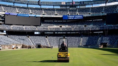 Grass installation begins at MetLife Stadium ahead of FIFA World Cup 2026