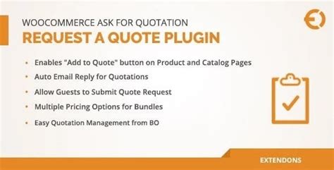 Free WooCommerce Request a Quote – Ask for Quotation Crack Addon ...