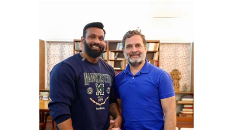 Rahul Gandhi meets gym trainer who defended shopkeeper in Kotdwar row