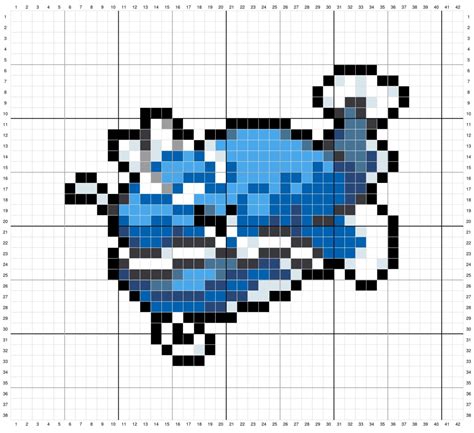 #0977. Dondozo (Ezerart) – @thexstitchpokedexproject on Tumblr