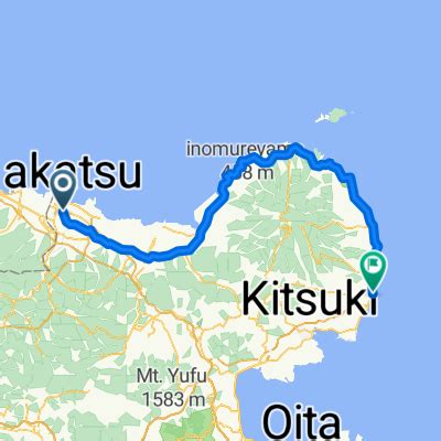 Nakatsu - Kitsuki - Radroute - 🚲 Bikemap