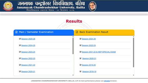 JNCU releases BA, BSc, BCom part-I, II, III and BBA results for March ...