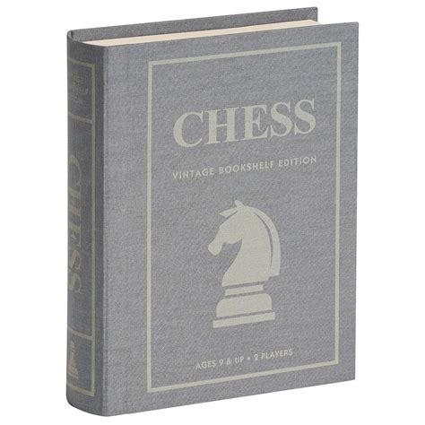 Chess Vintage Bookshelf Edition Board Game — Booghe