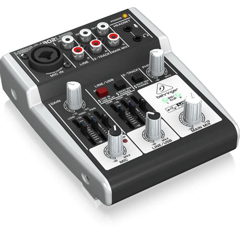 Behringer XENYX 302USB Premium 5-Input Mixer with USB/Audio Interface
