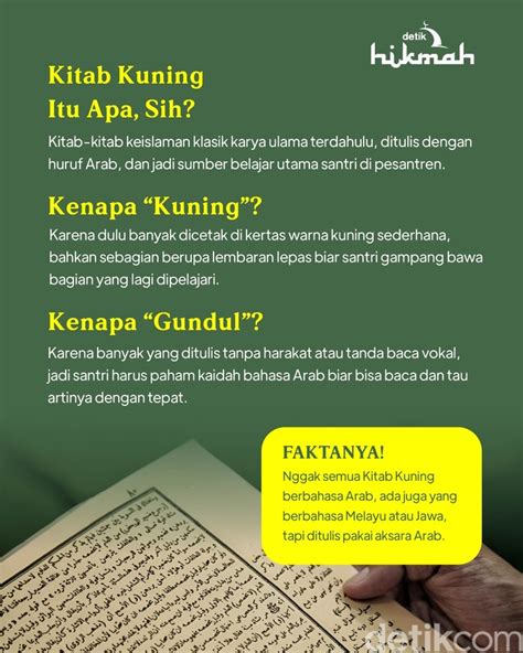 Kitab Kuning, Buku Pelajaran Santri yang Tulisannya "Gundul" tapi ...