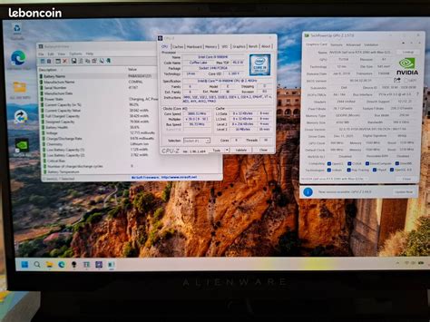 RARE Alienware m15 R2 OLED, i9 9980HK, 16Go RAM, RTX 2080m, SSD 1To ...