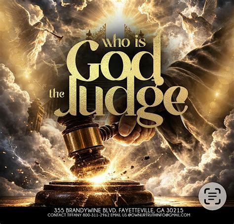 Who is God as a Judge at Hope Center Memory Care, Fayetteville on 24th ...