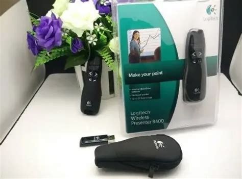 Puntero Presentador Láser Inalámbrico Logitech R400 Wireless | Cuotas ...