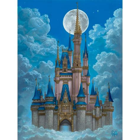 Cinderella Castle "The Castle of Magic" Gallery Wrapped Canvas by Jared ...