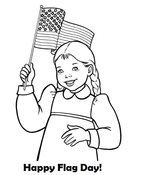 Free Printable Flag Day Coloring Pages