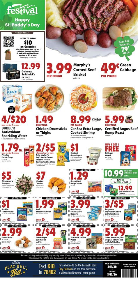 Festival Foods Weekly Ad & Specials from March 11