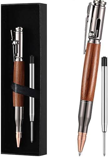 VishBin Bolt Action Pens for Men Bullet Pen for Collector Lover with ...