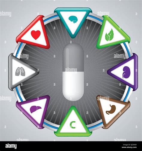 Painkiller concept Stock Vector Images - Alamy