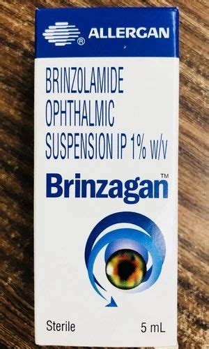 1% Brinzagan Brinzolamide Ophthalmic Suspension at ₹ 423.17/piece | Eye ...