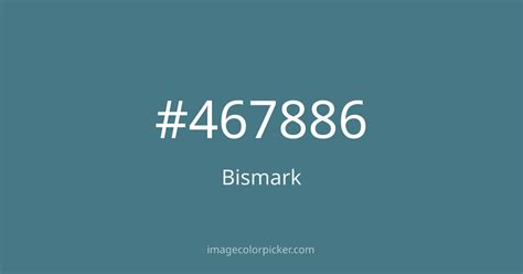 HTML Color Picker - Pemilih warna: #467886