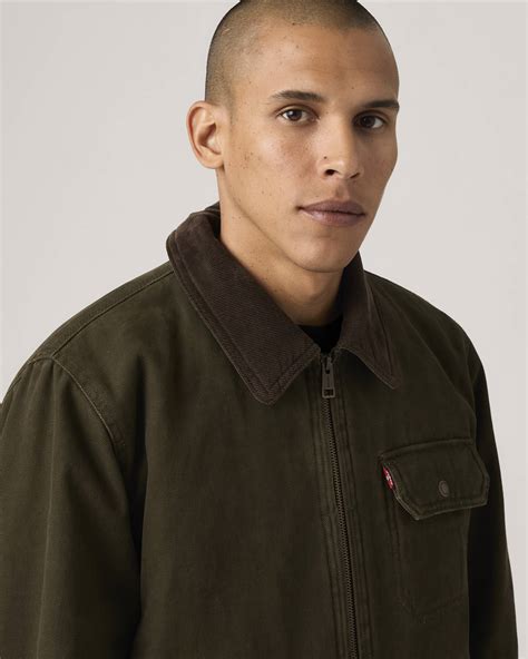 Cotton Canvas Depot Jacket With Blanket Lining - Black | Levi's® US