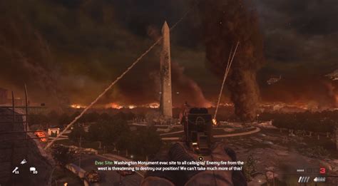 MW2 remastered what happens if you do not defend the Washington Monument