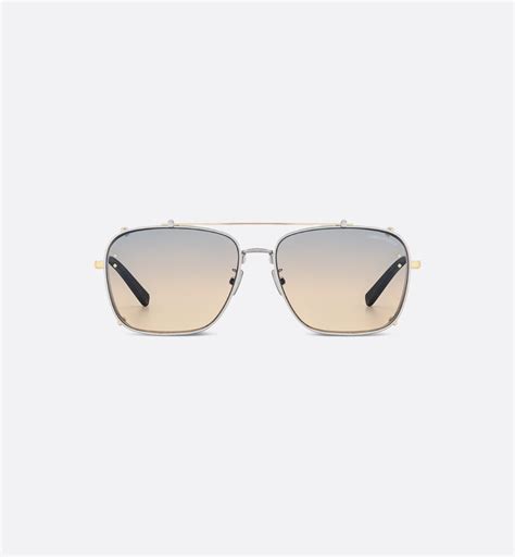 CD Diamond S4U Gradient Purple-to-Yellow Square Sunglasses | DIOR