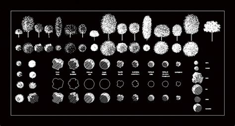 Trees - plan in trees and plants | KamoCAD
