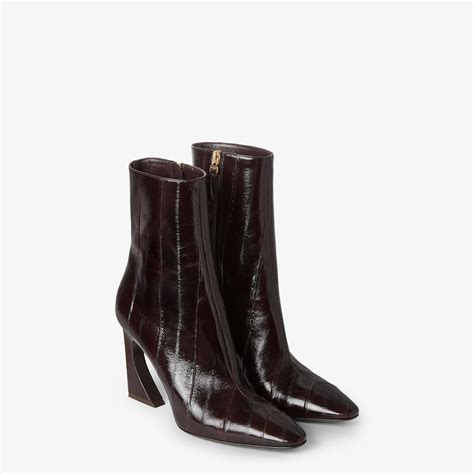 Fendi Arco Edles Leder Braun | Fendi