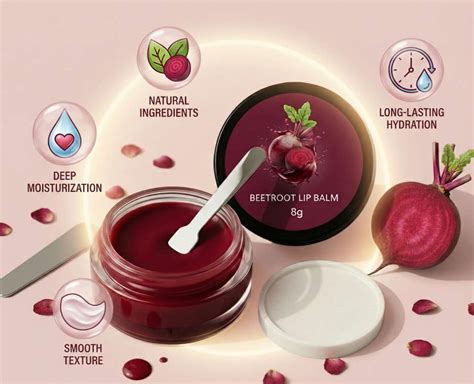 Zailie Beetroot Hydrating Lip Balm | Soft, Glossy & Pink Tint Beetroot ...