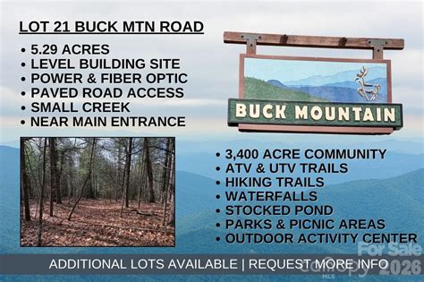 Buck Mountain Rd Unit 21, Purlear, NC 28665 [Updated 1/21]