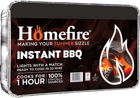 Camping BBQ Tray Disposable BBQ Grill Tray - Pack Of 4 Instant Light ...