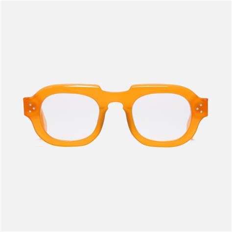 Hermann Honey Bio-Acetate Eyewear - Bold Retro Design