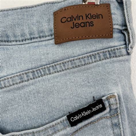 Calvin Klein Jeans Shorts Women’s 14 Blue Denim High Rise 5 Pocket ...