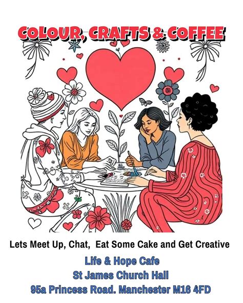 COLOUR, CRAFTS AND COFFEE, Saint James Church, Manchester, 27 January ...
