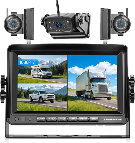 Amazon.com: ZEROXCLUB Magnetic Wireless Backup Camera: 7" HD 1080P DVR ...