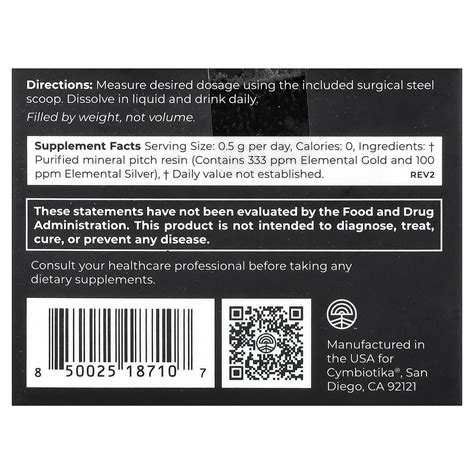 Cymbiotika, Resina di Shilajit Viva, 15 g on OnBuy