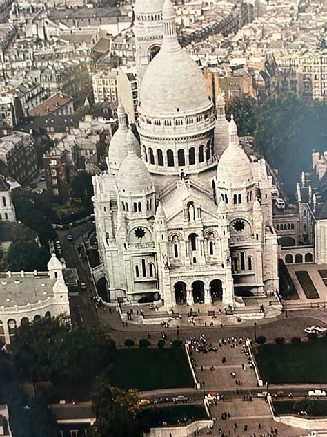 Vintage Poster Of Sacré-Cœur Basilica in Paris, France | #4919562245