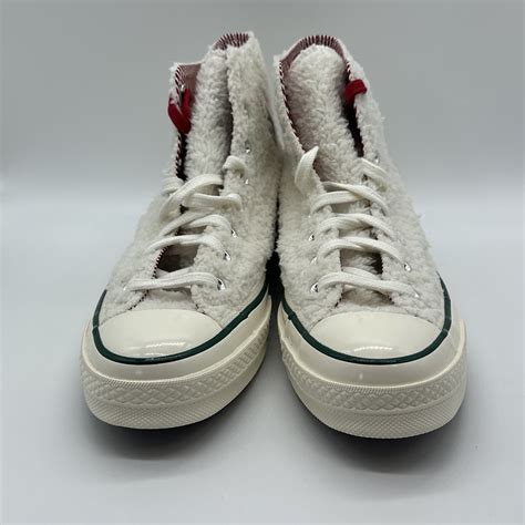 Converse Chuck 70 Hi Winter Holiday Fuzzy Sneakers Size 9M/11W