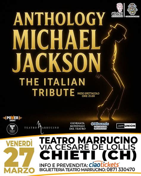 Michael Jackson - The Italian Tribute, Teatro Marrucino Chieti, 27 ...