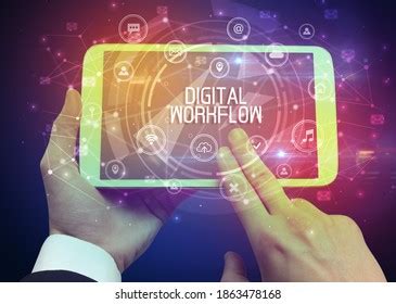Close Up Of A Tablet PPT template 68 | CrystalGraphics