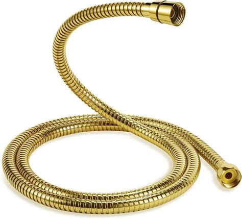 Fossa 1m Gold Large Bore Shower Hose – Pressure Boost & Leak-Proof ...