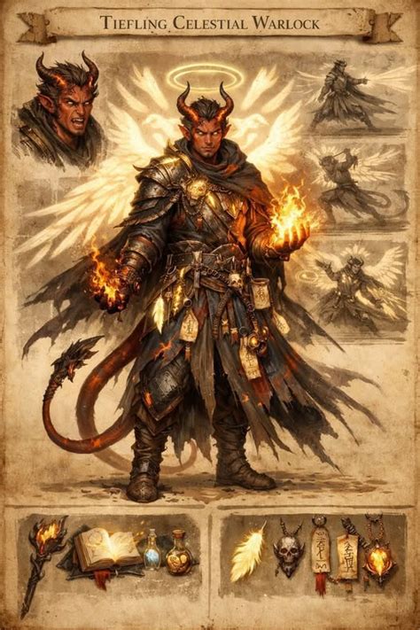 4 Warlock Dungeons and Dragons Character Concept Images - Funny Adult ...