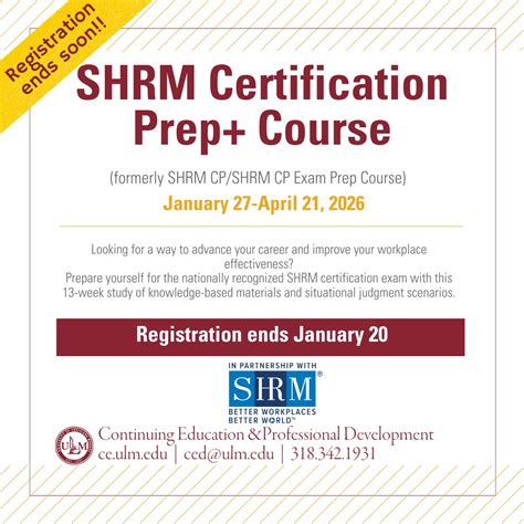 ULM - SHRM has a new name but the same mission, and the deadline to ...