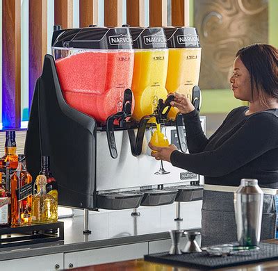 Narvon Summit 3.2 Gallon Granita / Slushy / Frozen Beverage Machine ...